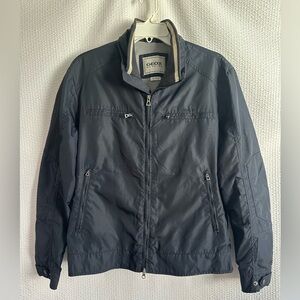 Geox Respira Men's Navy Blue Bomber Jacket Size: Large